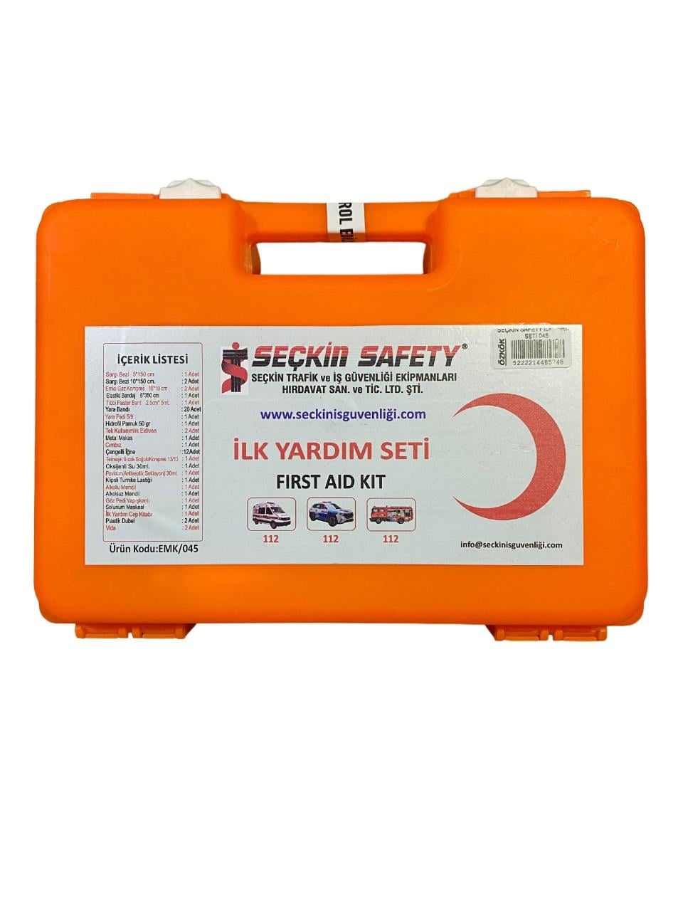 SEÇKİN SAFETY İLK YARDIM SETİ 045Araç Ekipmanları