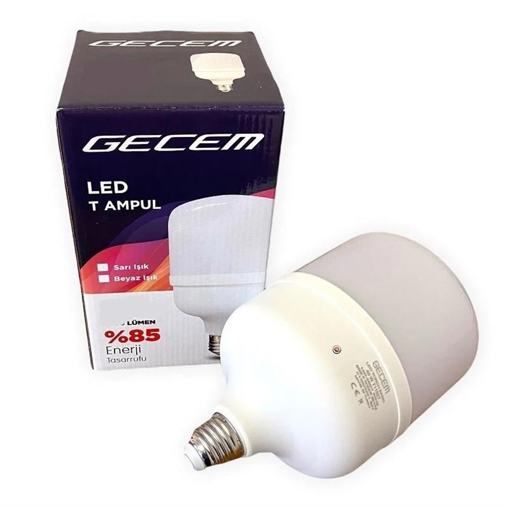 Gecem 20W E27 Duylu Led T Ampul 4000KLed Ampuller
