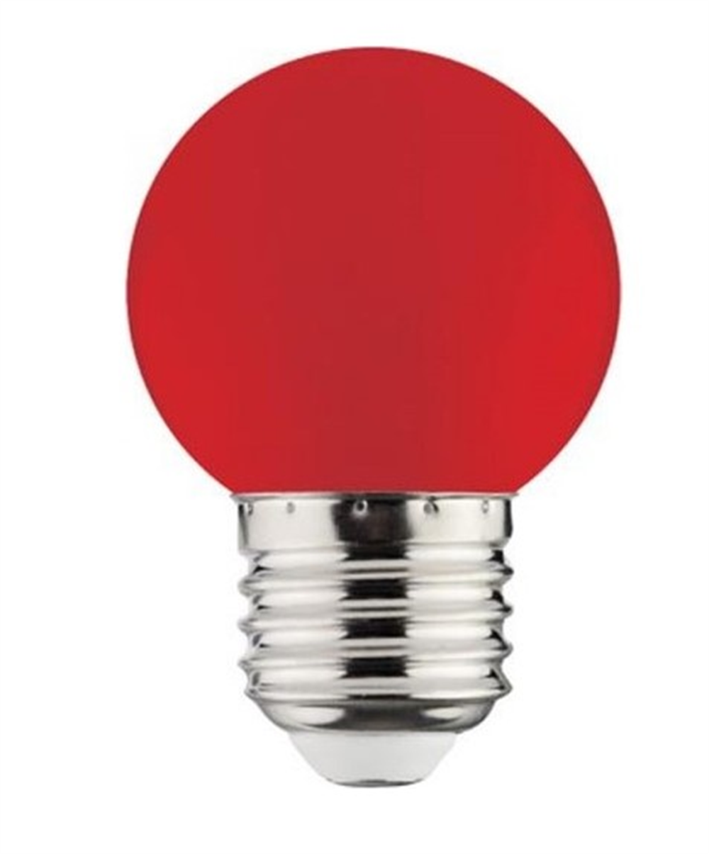 Global Ledli Gece Lambası 1W E27 KırmızıGece Lambaları