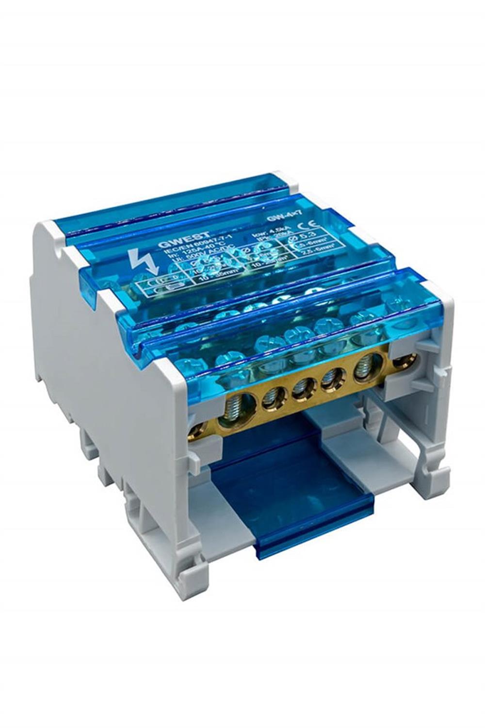 Gwest 4 Kutuplu Dağıtıcı Ünite 125 Amper 4x7Elektrik & Tesisat Malzemeleri
