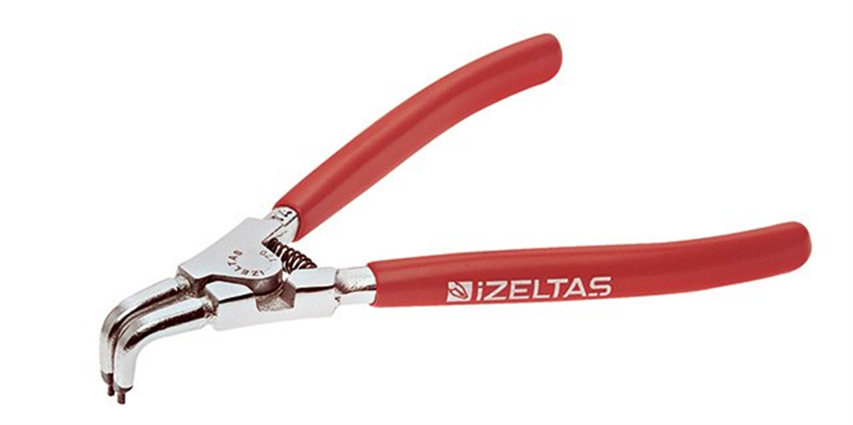 İzeltaş Dış Segman Pensesi Yaylı Eğri 170 Mm