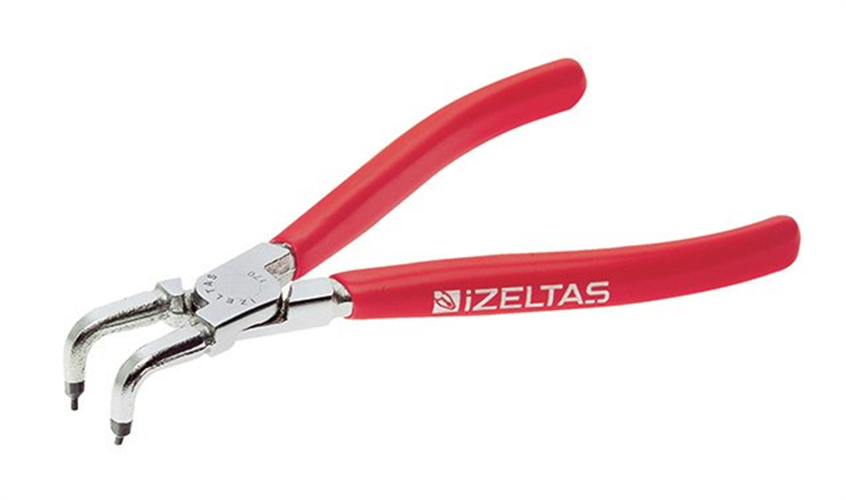 İzeltaş İç Segman Pensi Yaysız Eğri 170 Mm