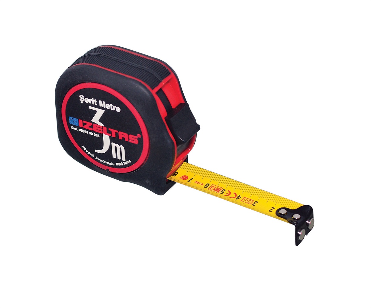İzeltaş Şerit Metre Plastik Gövde 3Mx16MM 0588150003Metreler