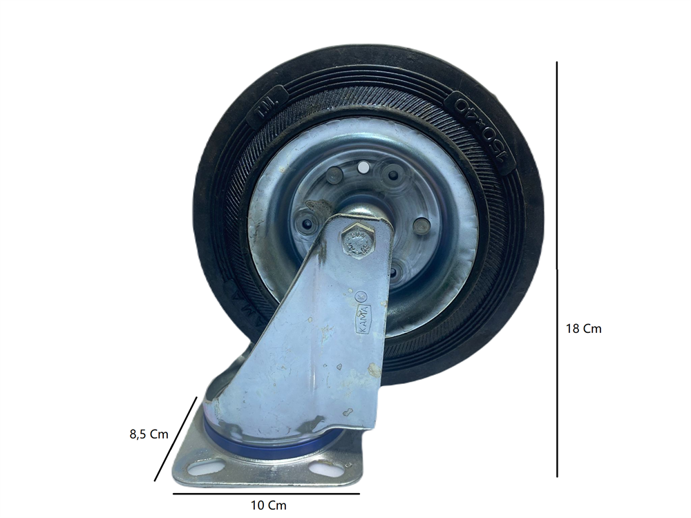 Kama Döner Teker 150x45 3302 SlpAğır Hizmet Tekerleri