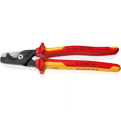 KNIPEX  KADEMELİ KESİMLİ KABLO MAKASI 1000V