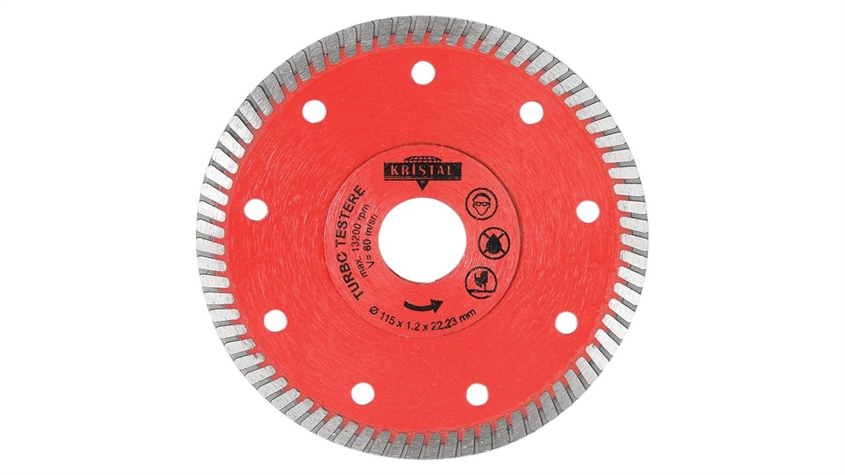 Kristal Turbo Testere 115 mm 33450