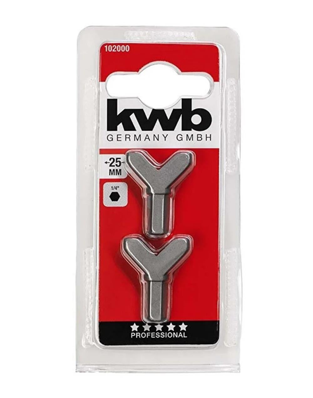 Kwb 102000 Kancalı Vida Bits Uç 2 Parça Matkap Uçları