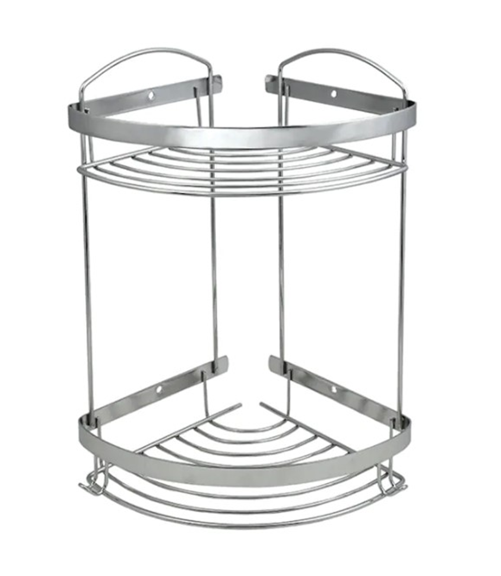 Mabello Banyo Köşeliği 2 Li PaslanmazBanyo Askıları