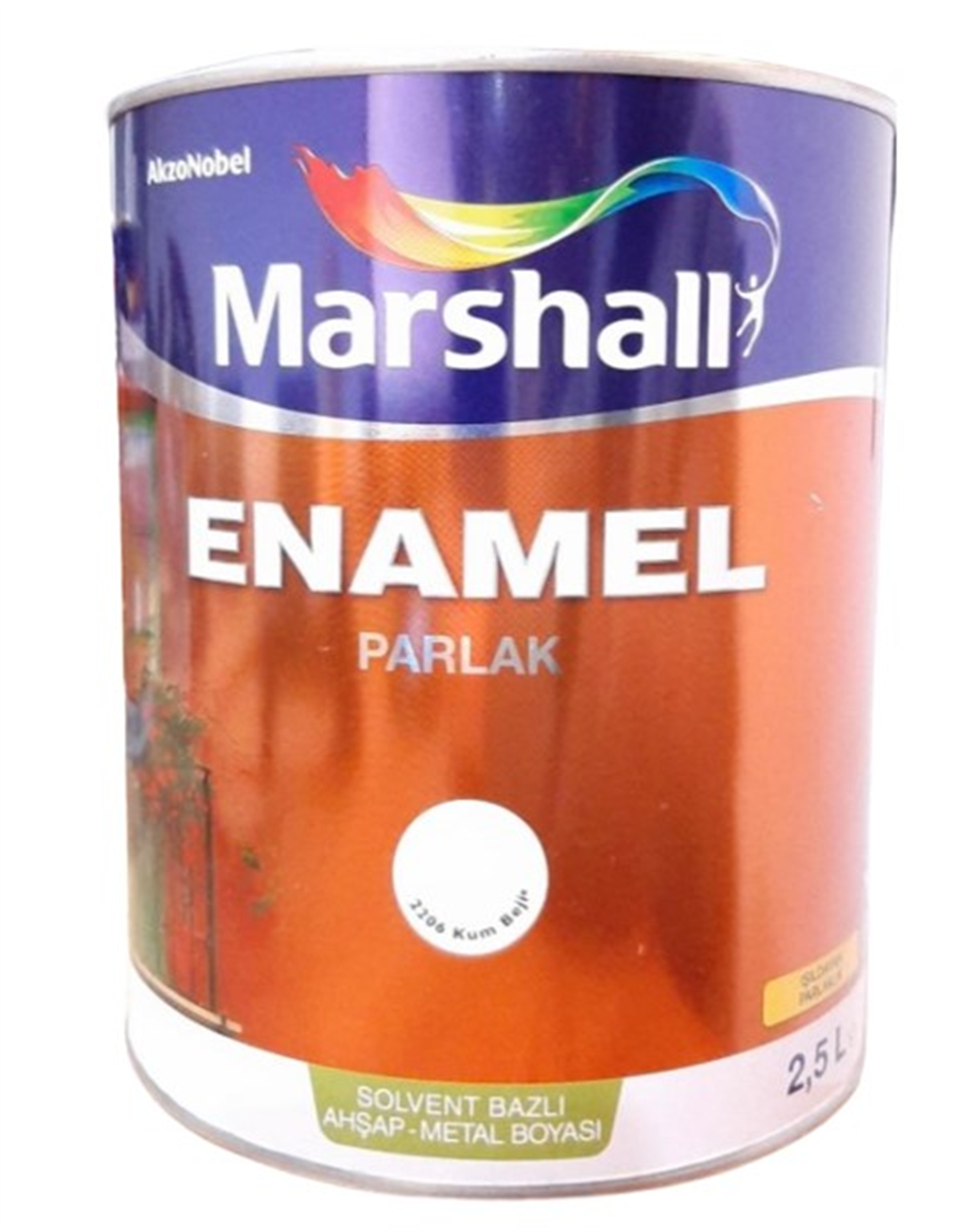 Marshall Enamel Parlak 2206 Kum Beji 2,5 LtAhşap & Metal Boyaları