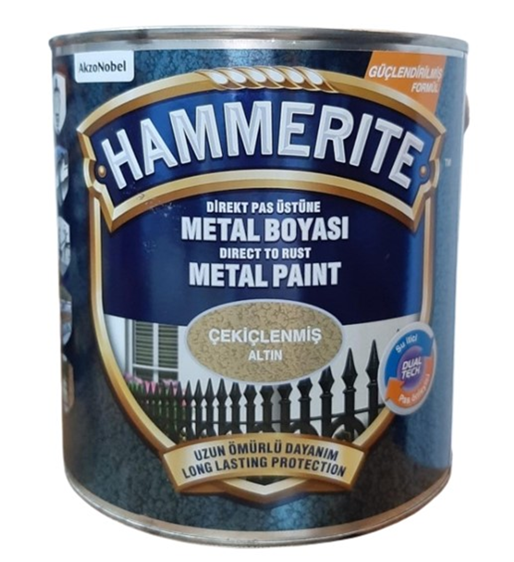 Marshall Hammerıte Metal Boyası Çekiçlenmiş 2,5lt AltınAhşap & Metal Boyaları