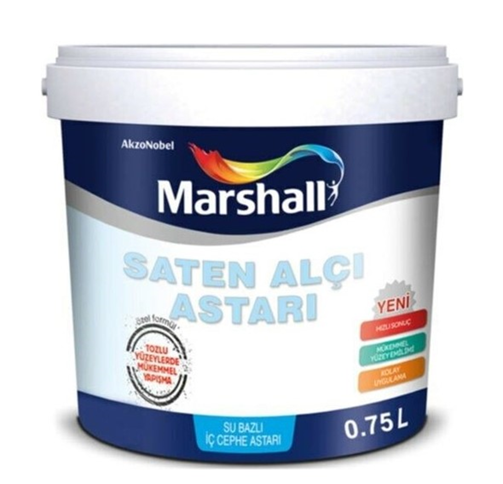 Marshall Saten Alçı Astarı 0,75 LtAstar Boyaları