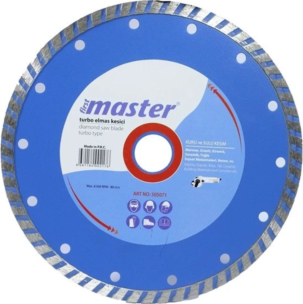 Master Turbo Elmas Kesici 230x2.4x7x22.23 MmDaire Testere Bıçakları