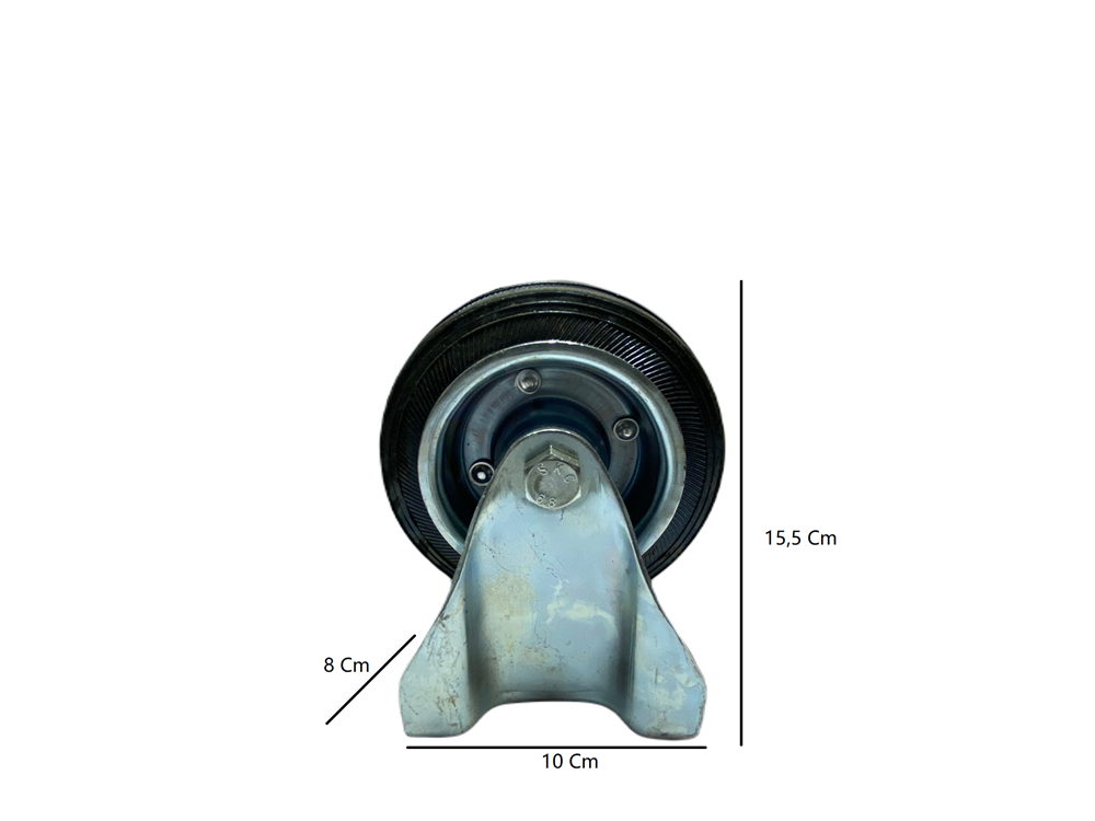 Mertsan Servis Tekeri Sabit 125x40 Mm 10102Ağır Hizmet Tekerleri