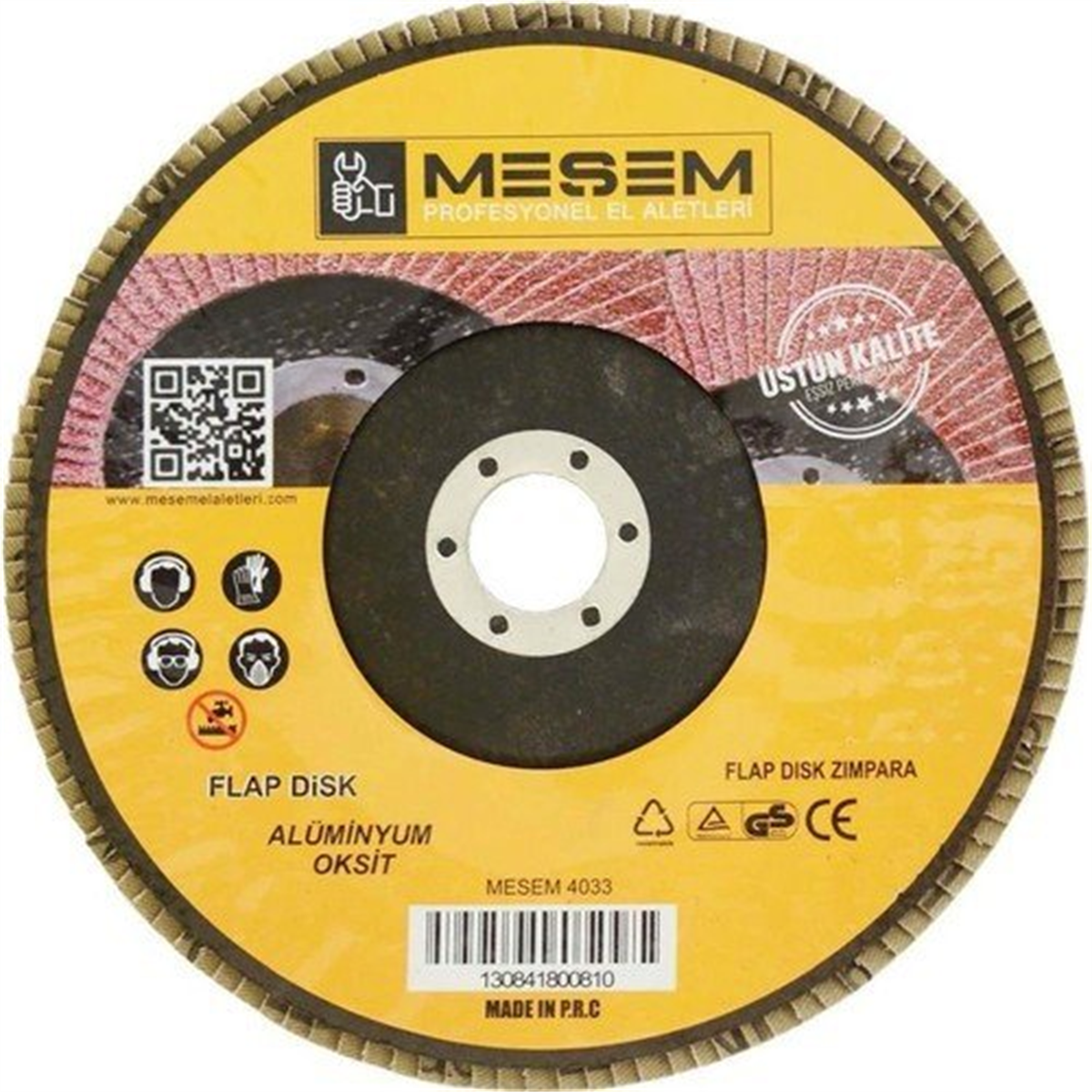 Meşem 80 Kum 115x22 Mm Metal Ahşap Flap Disk Zımpara