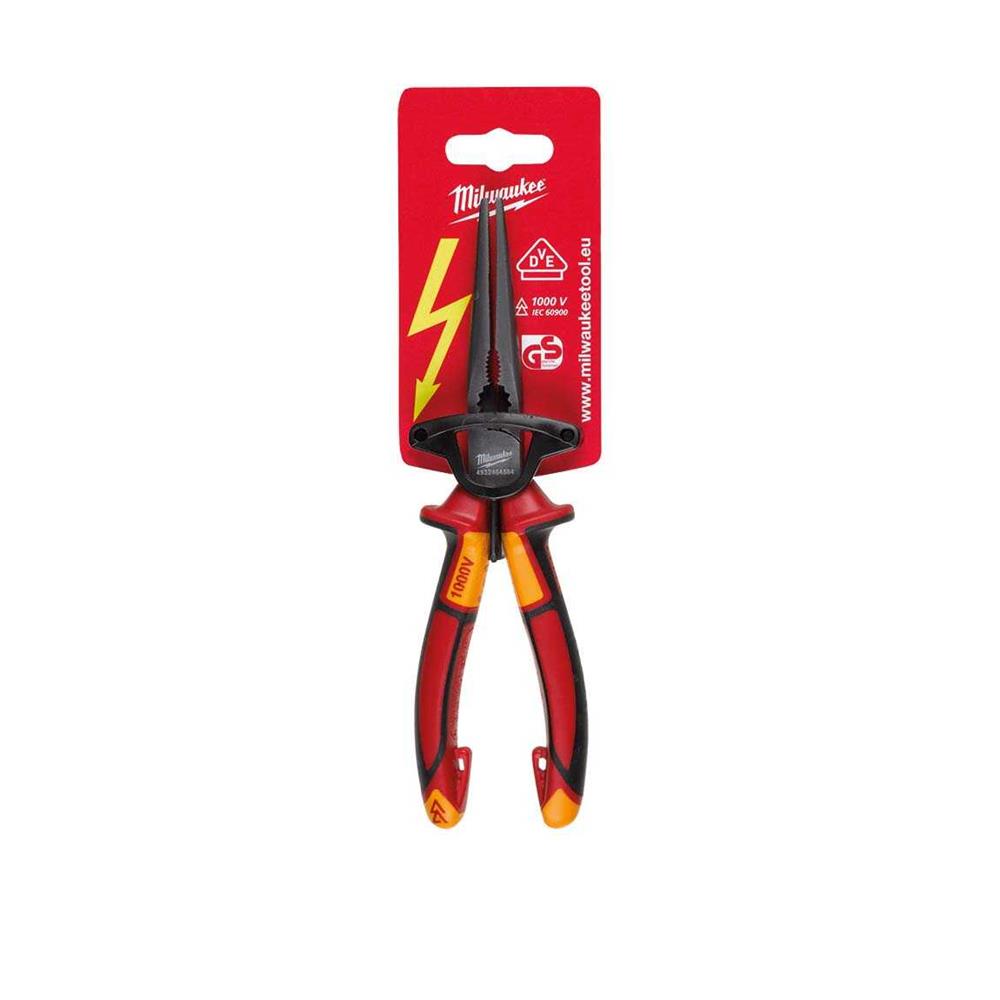 Milwaukee 210 Mm Ağır Hizmet Tipi Vde Elektrikçi, İzoleli Kargaburun 4932464564Kargaburunlar