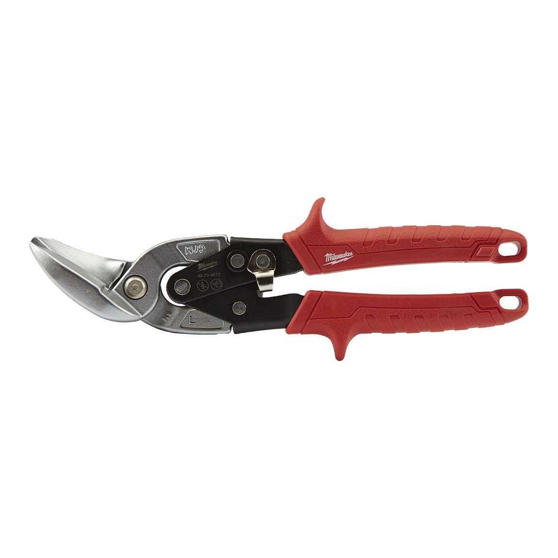 Milwaukee 260 Mm 45° Açılı Kaportacı Makası Sol 48224512Demir Makasları