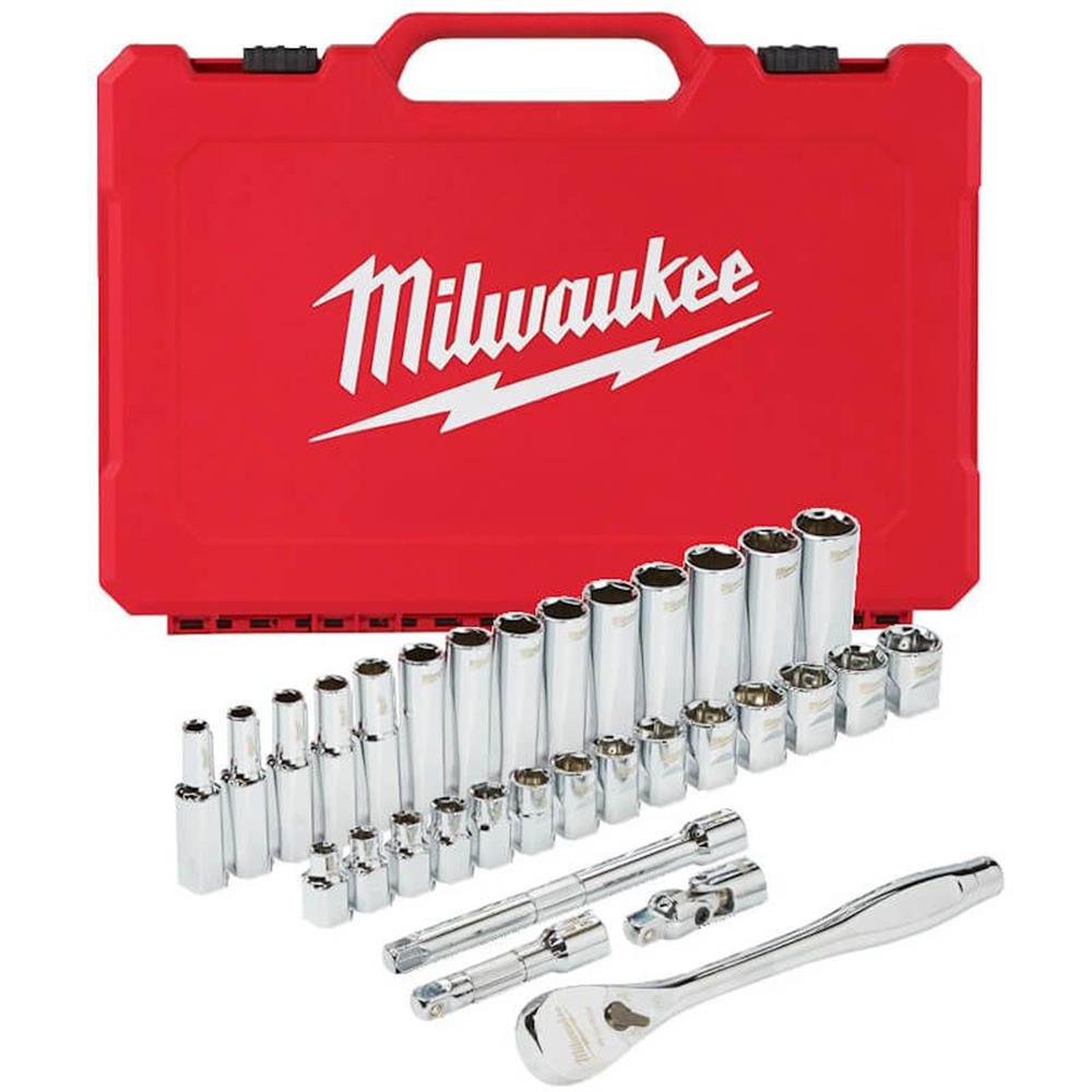 Milwaukee 32 Parça Lokma Anahtar Takımı 3/8'' 4932464945Lokma Setleri