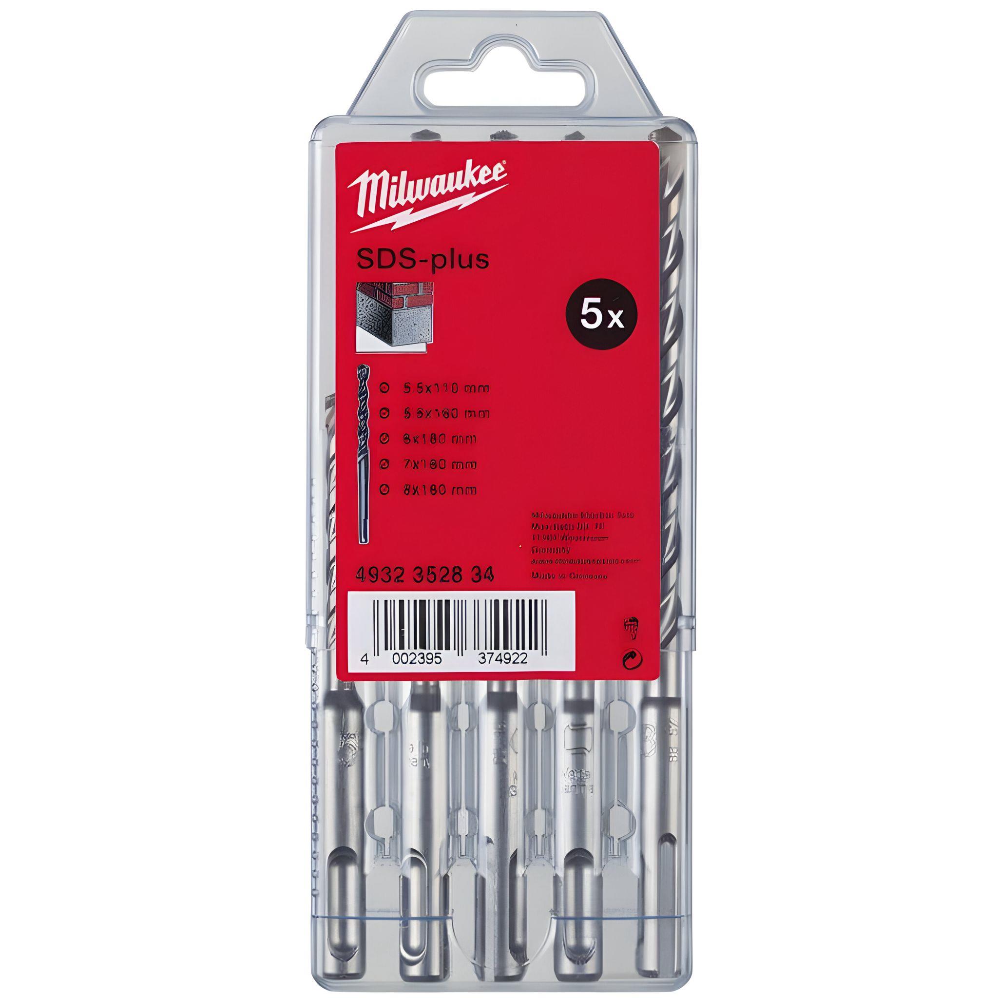 Milwaukee 5 Parça Sds-Plus Ms 2 Seri 2 Elmas Matkap Uç SetiMatkap Uçları