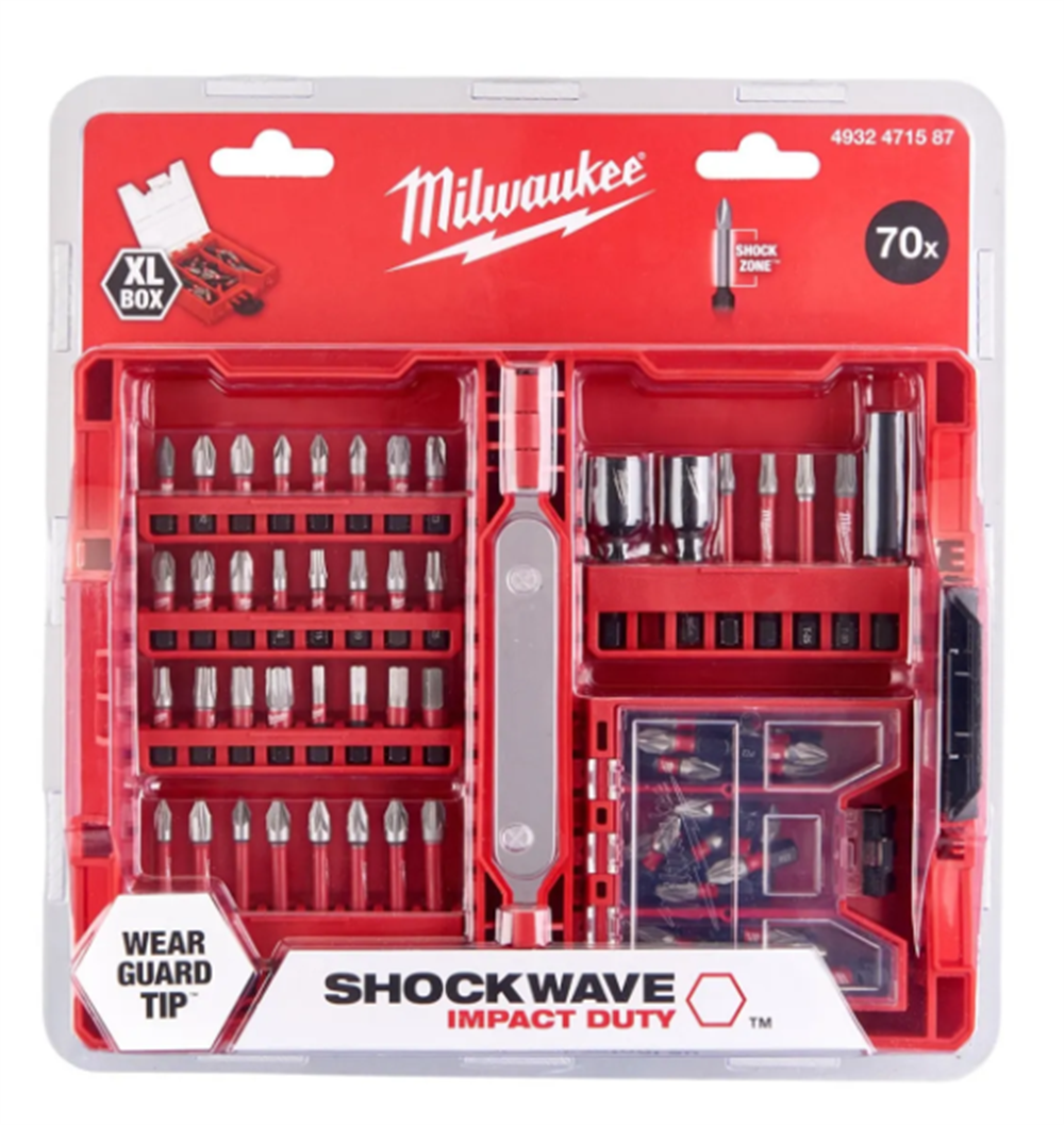 Milwaukee 70 Parça Bits Set 4932471587Bits Setler