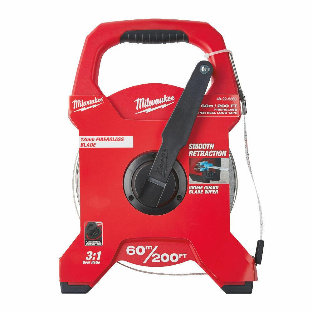 Milwaukee Arazi Metre Açık Kasa Fiberglass 60 MT 48225360Metreler