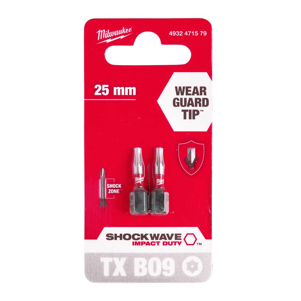 Milwaukee Bits Uç Tx B09 25mm 2'li T4932471579Bits Uçlar ve Adaptörler