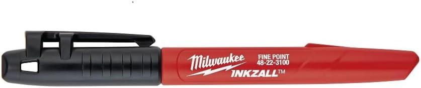 Milwaukee Inkzall İnce Uçlu Kalem Siyah 48223100Kontrol Kalemleri