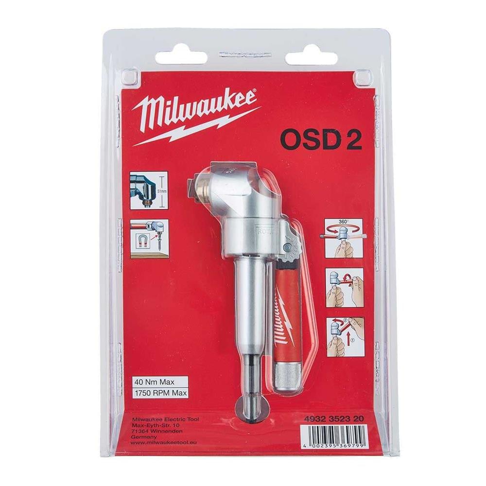 Mılwaukee OSD2 Delme & Vidalama Köşe Adaptörü 4932352320Lokma Adaptörleri