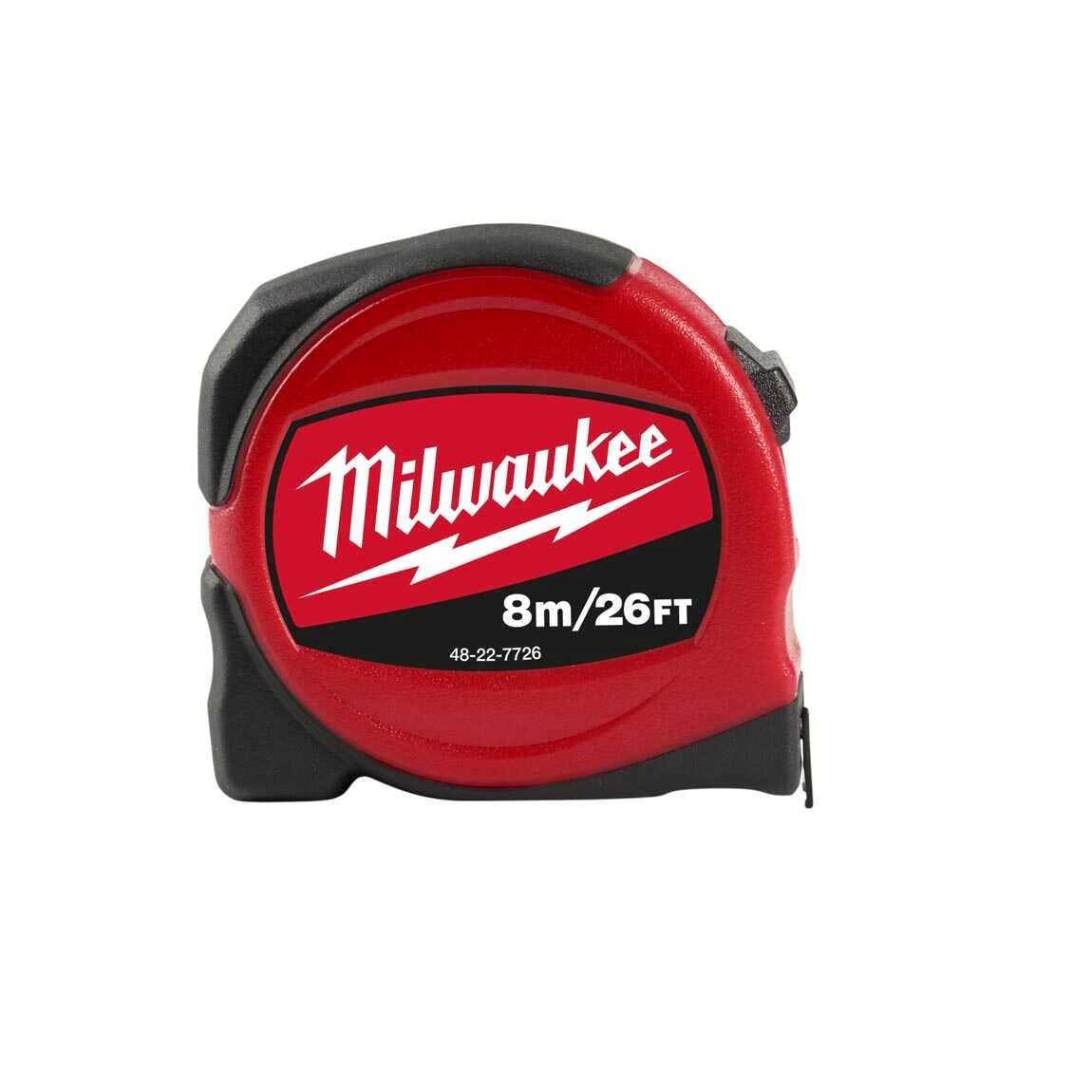 Milwaukee Şerit Metre Slımlıne 8mt/26 48227726Şerit Metreler