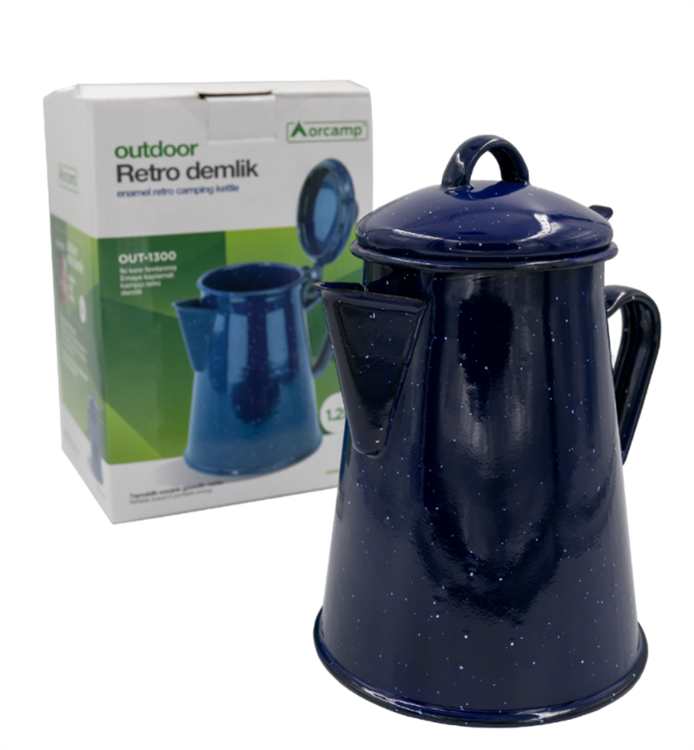 Orcamp Retro Demlik 1.2 Lt Out-1300Kamp & Piknik Malzemeleri