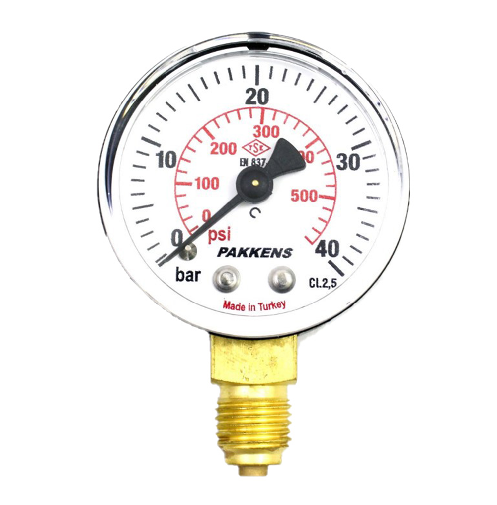 Pakkens 63 Mm 0/40 Bar Alttan Bağlantılı ManometreHırdavat Ürünleri