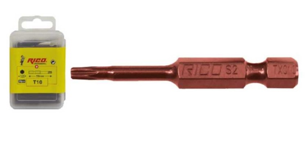 Rıco 1/4'' Torx Bits Uç T20 X 50 Mm KK1192Matkap Uçları