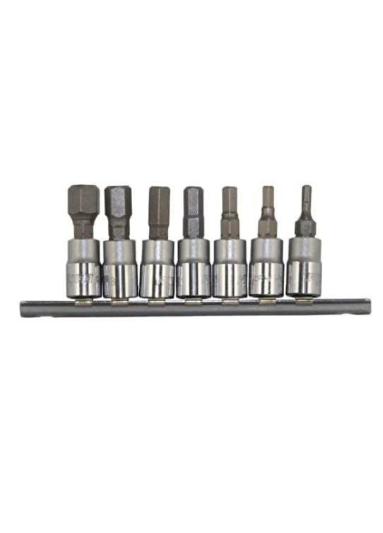Rıco 7 Parça 1/4 Lokmalı Allen Uç Set RC7023Lokma Grubu