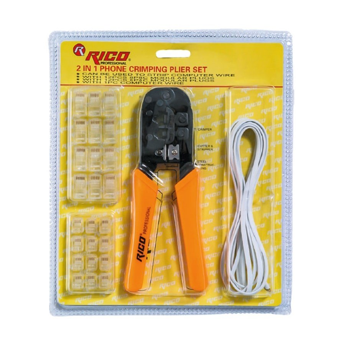Rico Bilgisayarcı 2ın1 Kablo Pensesi Ve Soket Seti RC0867