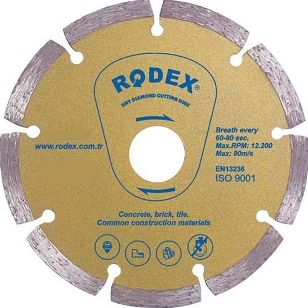 Rodex Tct Bıçak Beton Rra089Daire Testere Bıçakları