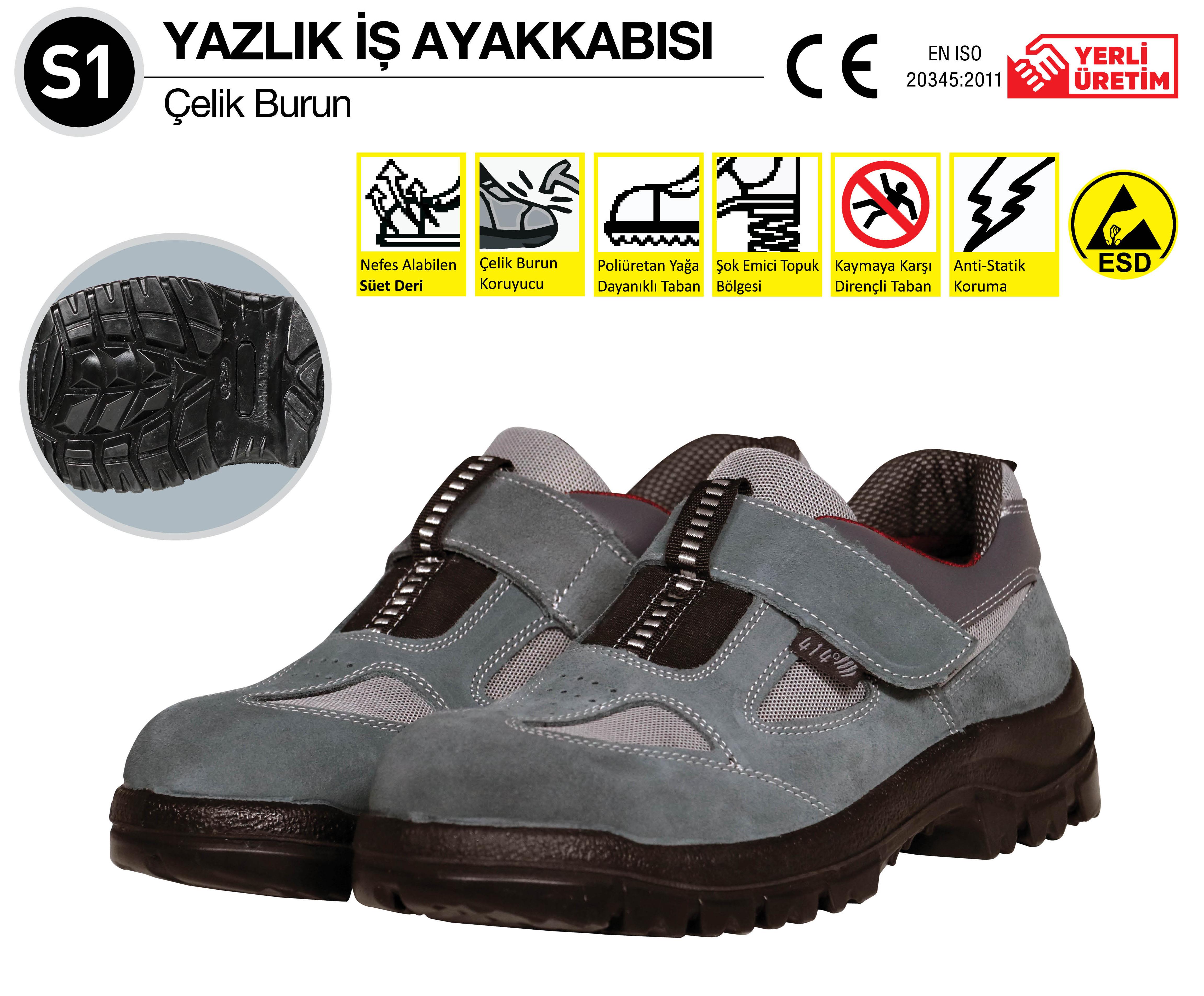 S1 YAZLIK İŞ AYAKKABISI NO:45
