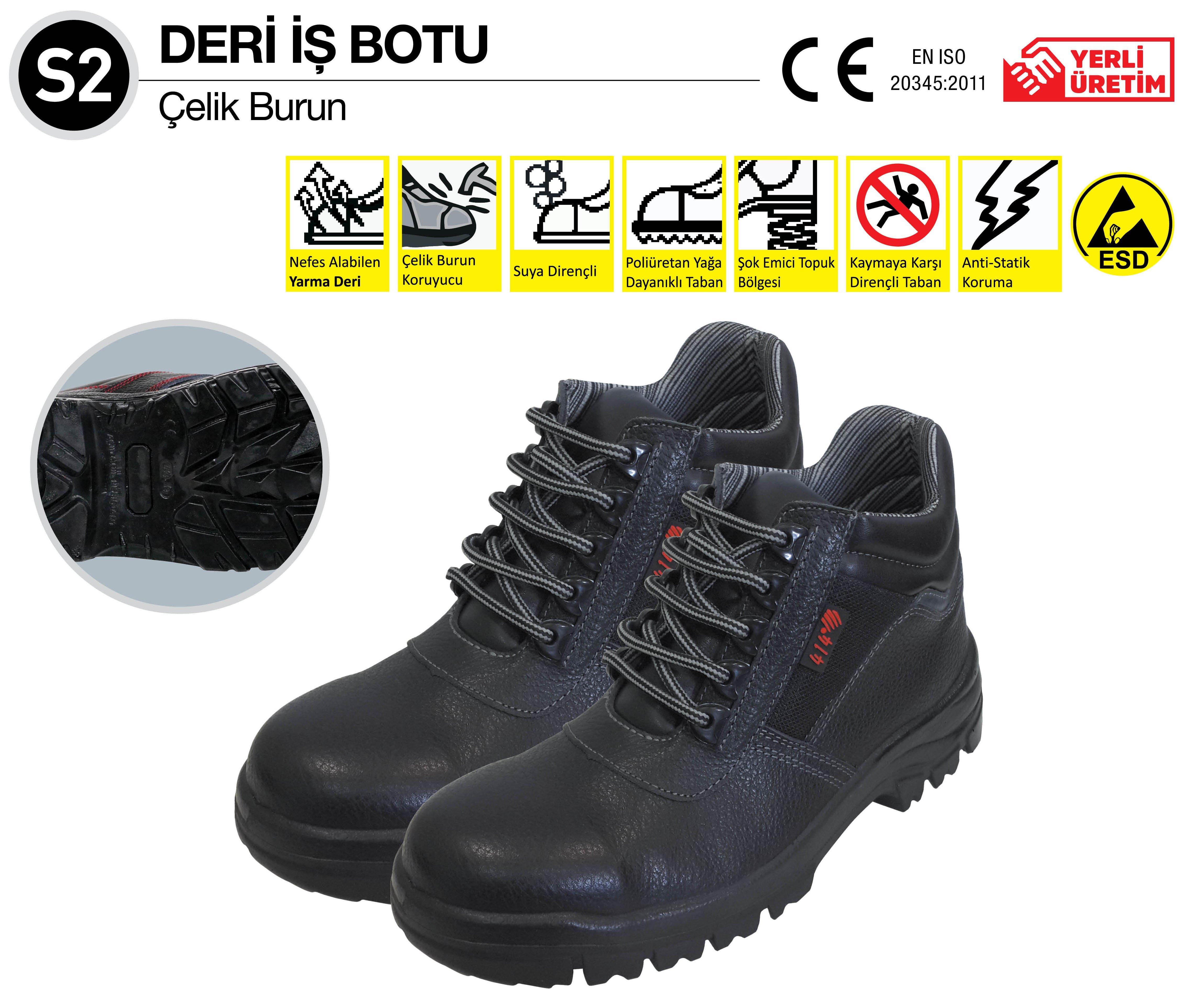 S2 DERİ İŞ BOTU NO:38