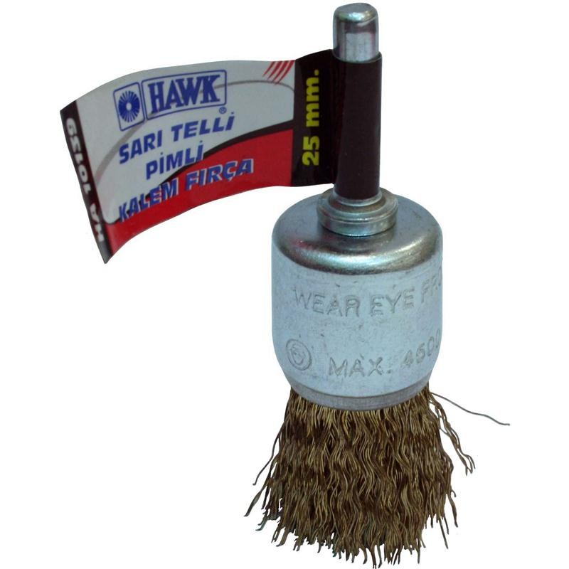 SARI TELLİ PİMLİ KALEM FIRÇA 30 mm