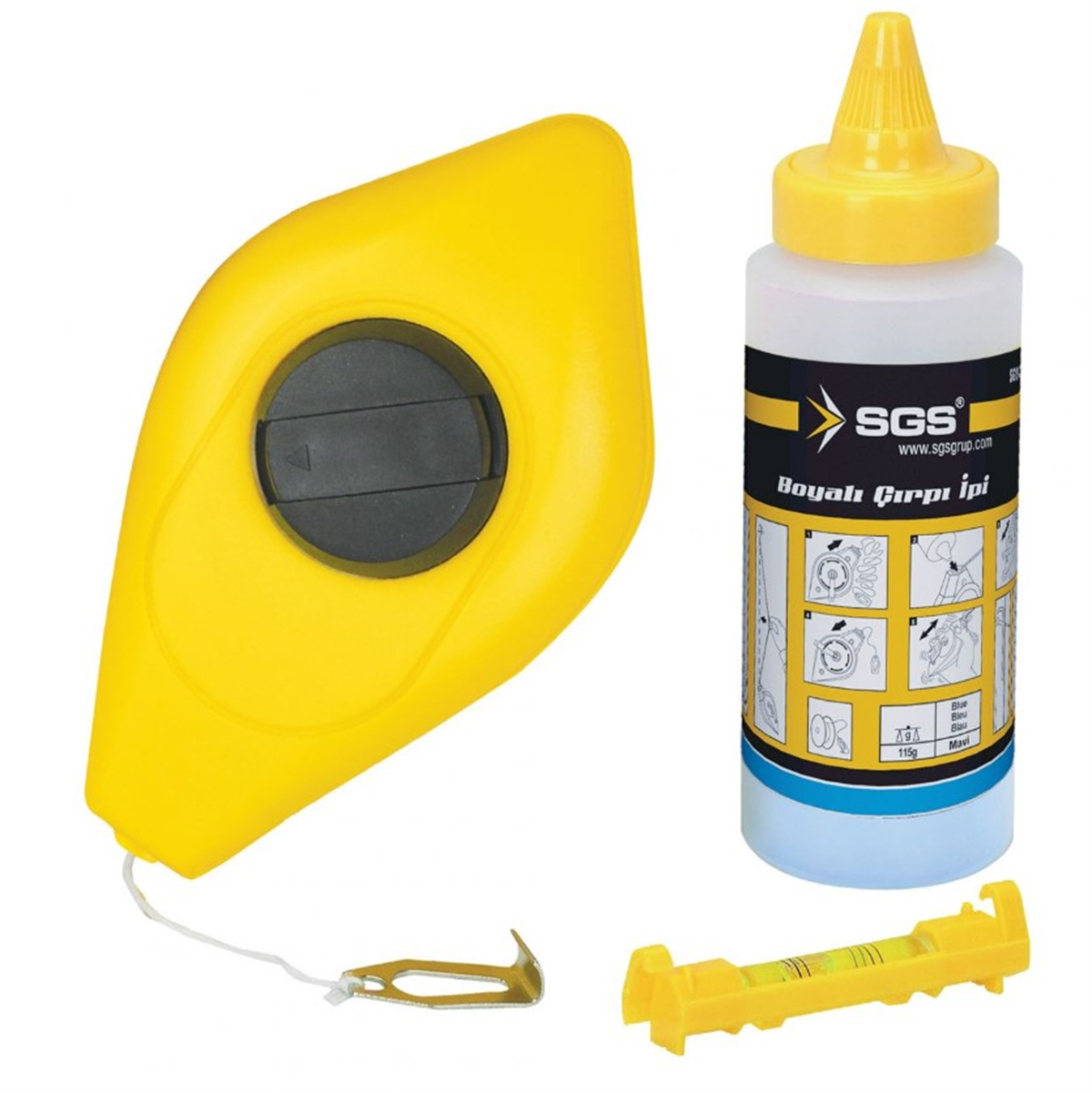 SGS Boyalı Çırpı İpi SGS1000Yapı Malzemeleri