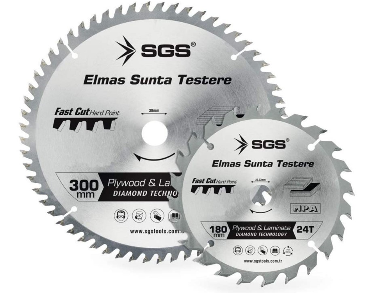 SGS Elmas Sunta Testere 190mm X 40t X 30mm SGS3009Daire Testere Bıçakları