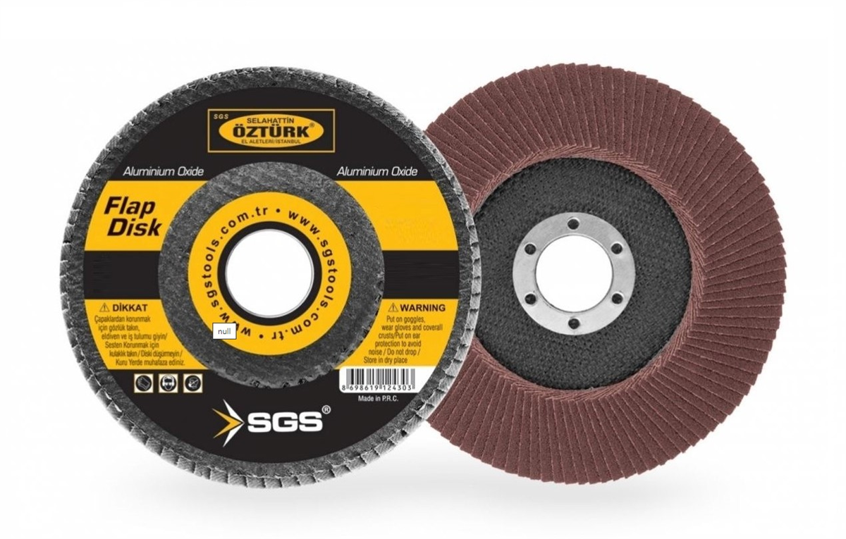 SGS Flap Disk Zımpara 115mm 100 Kum SGS433Zımparalar