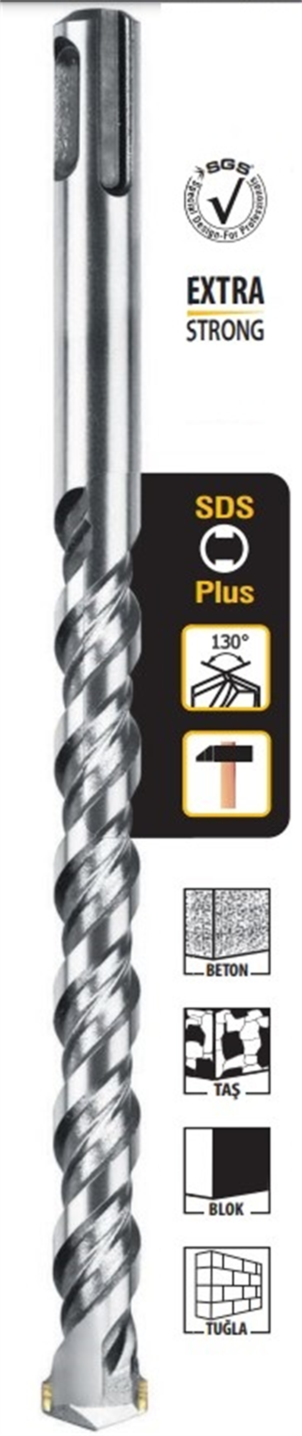 SGS Sds Plus Matkap Ucu 6 X 210 Mm SGS1521Matkap Uçları