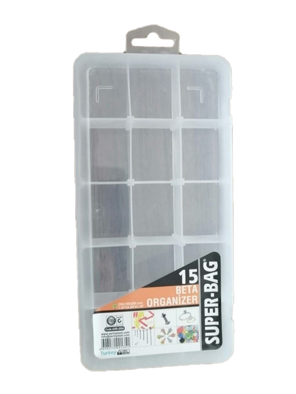 Super-Bag Organizer Kutu 15'' ASR-2094Takım Çantaları