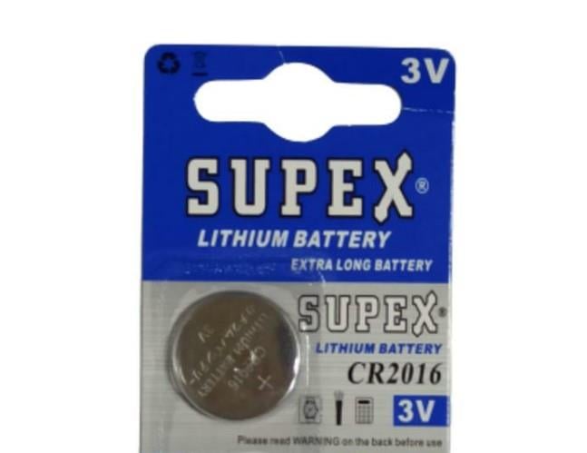 Supex Para Pil 3v Cr2016Pil ve Bataryalar