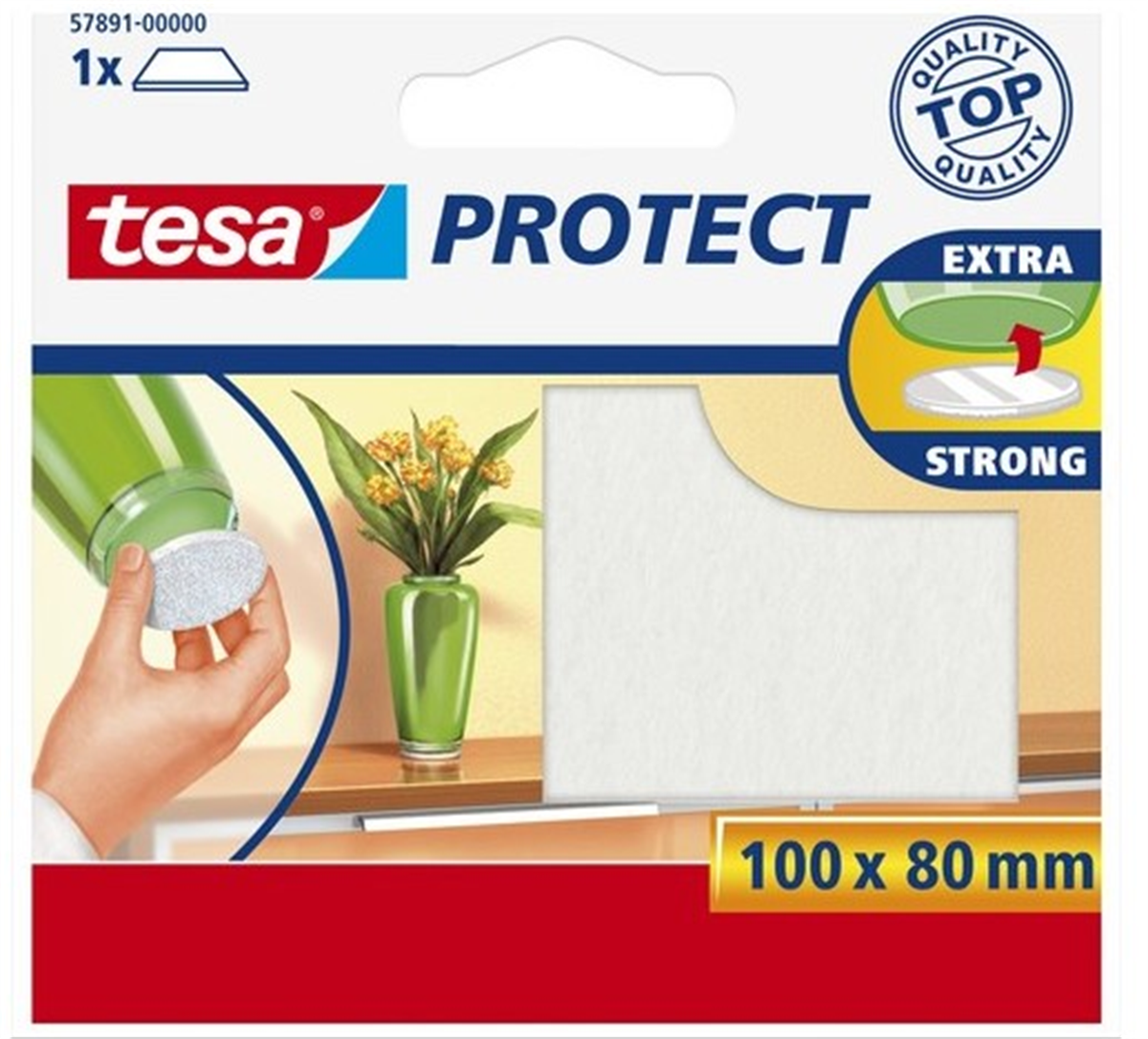 Tesa Çizilmelere Karşı Korma Beyaz 10x80 MmKaydırmaz Bant