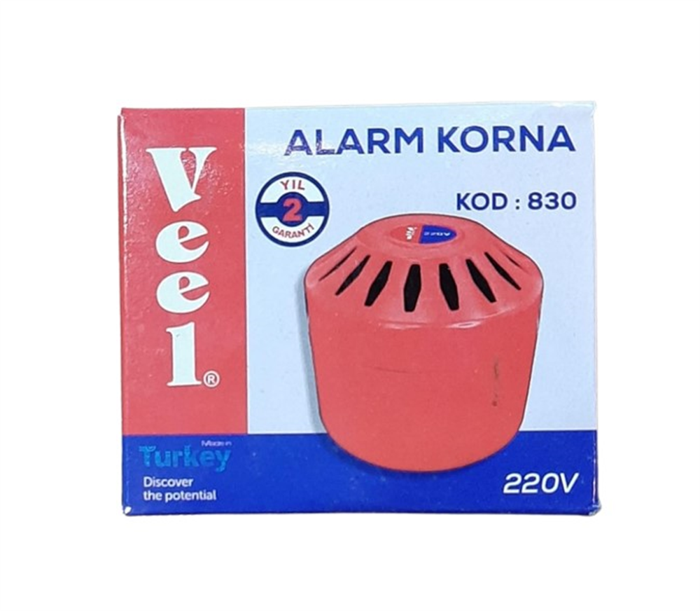 Veel Alarm Korna 220V Kod:830Alarm ve Kornalar