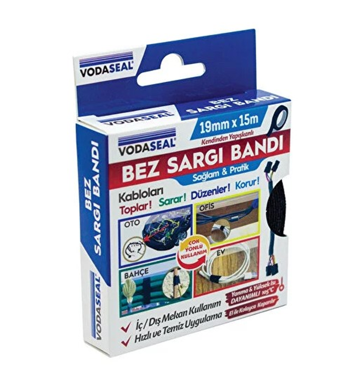 Vodaseal Bez Sargı Bandı 19 Mm X 15 MtBant Grubu