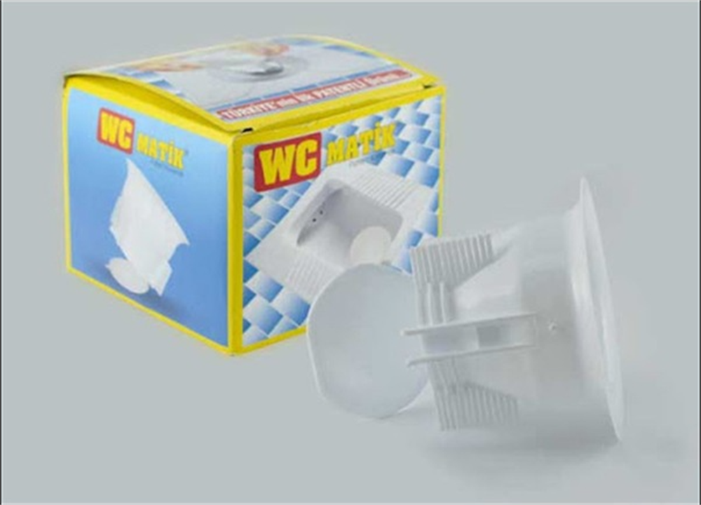 Wc Matik Tek KapakLavabo ve Banyo Hırdavatları