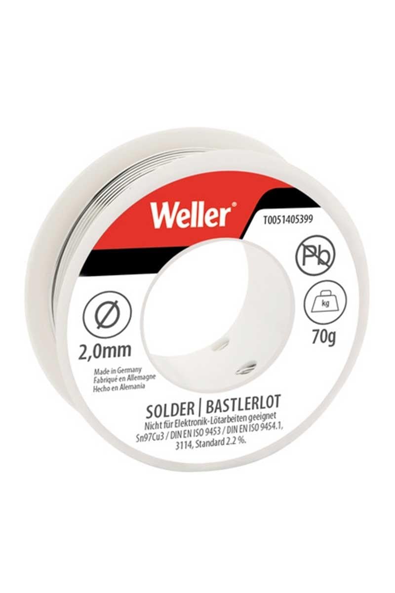 Weller Kurşunsuz Lehim Teli 2 Mm 70 Gr T005 1405399Lehim Telleri