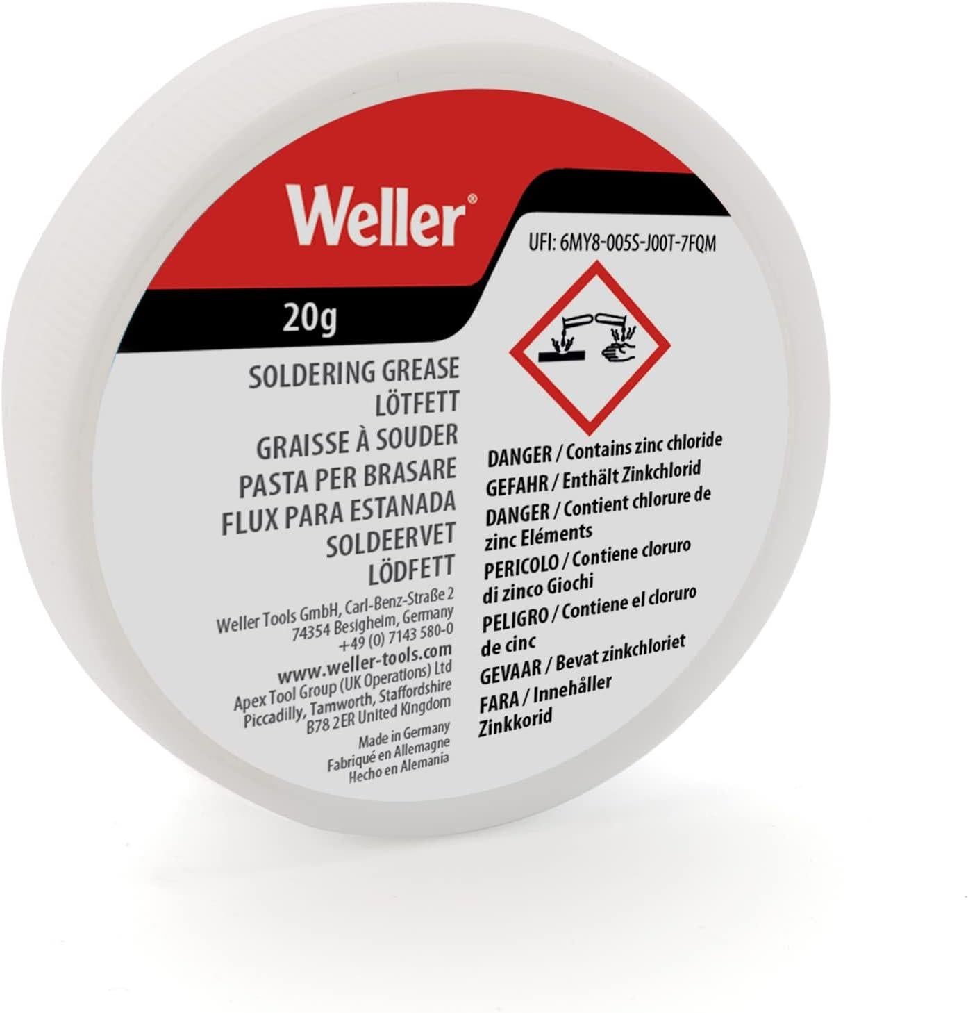 Weller Lehim Yağı 20 Gr LF25 T005 4002699Yağlayıcı Grubu