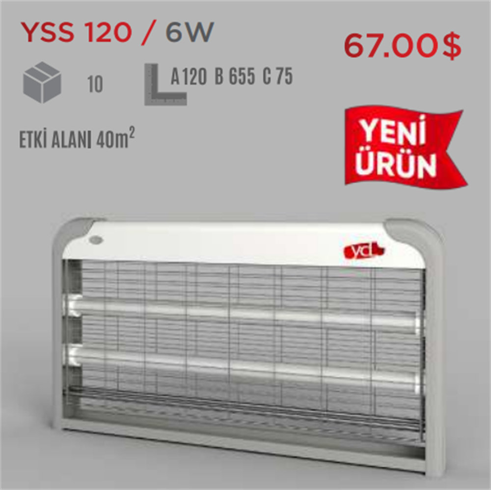 Ycl Ledli Sinek Savar 6W YSS-120Sinek Cihazları
